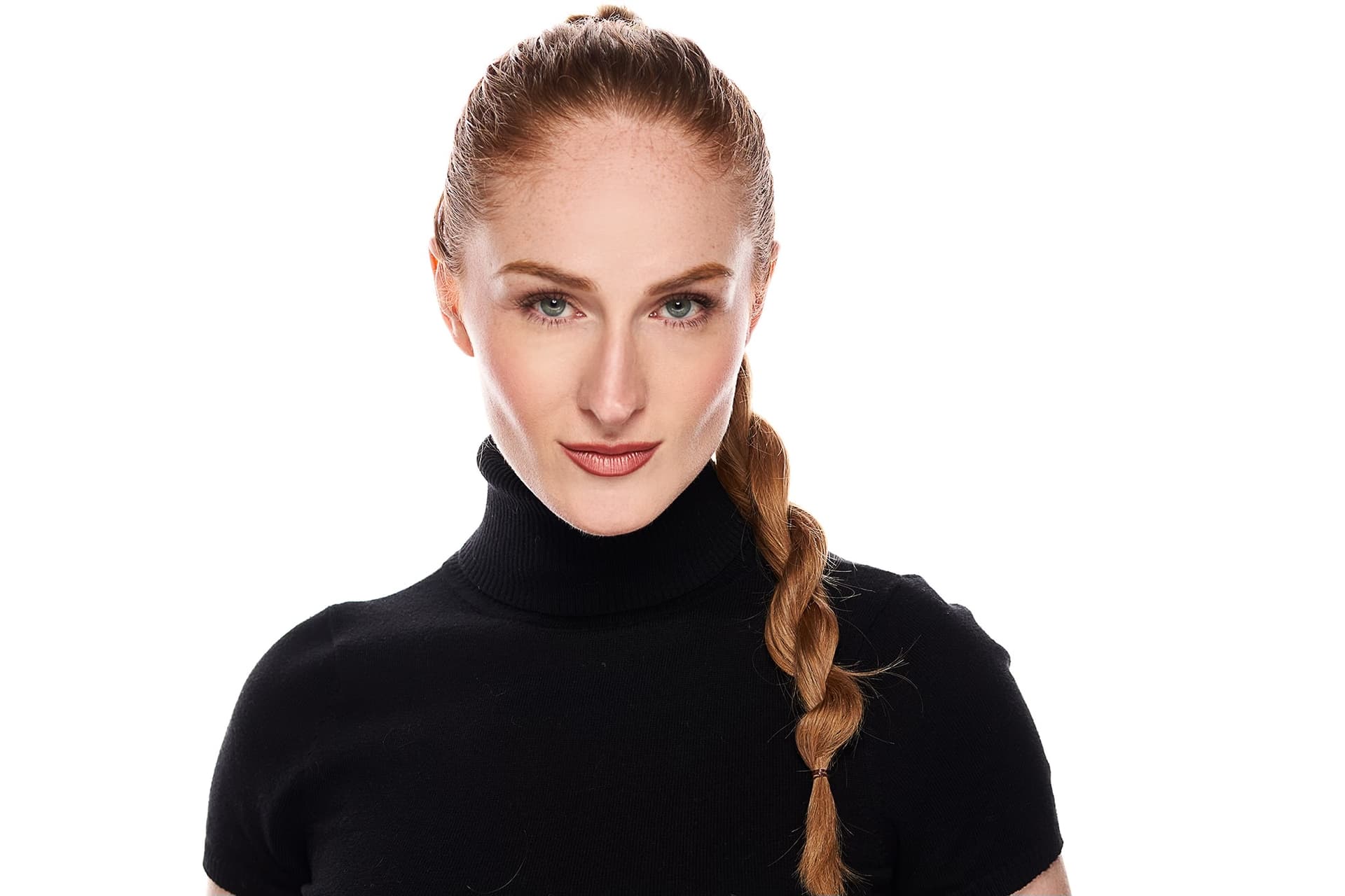 Ariana Sloan theatrical headshot with warm tones - Los Angeles actress