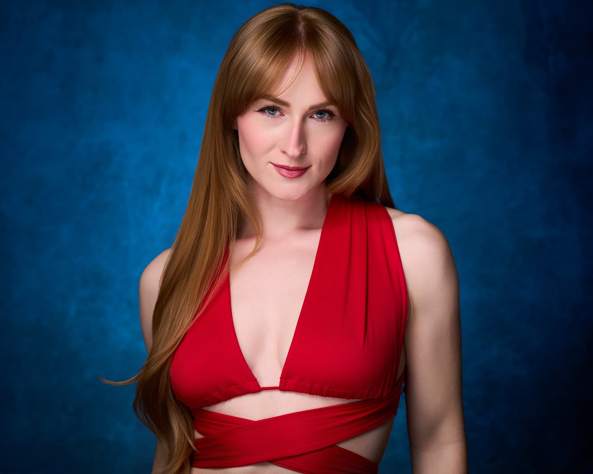 Ariana Sloan commercial headshot with confident smile - casting ready