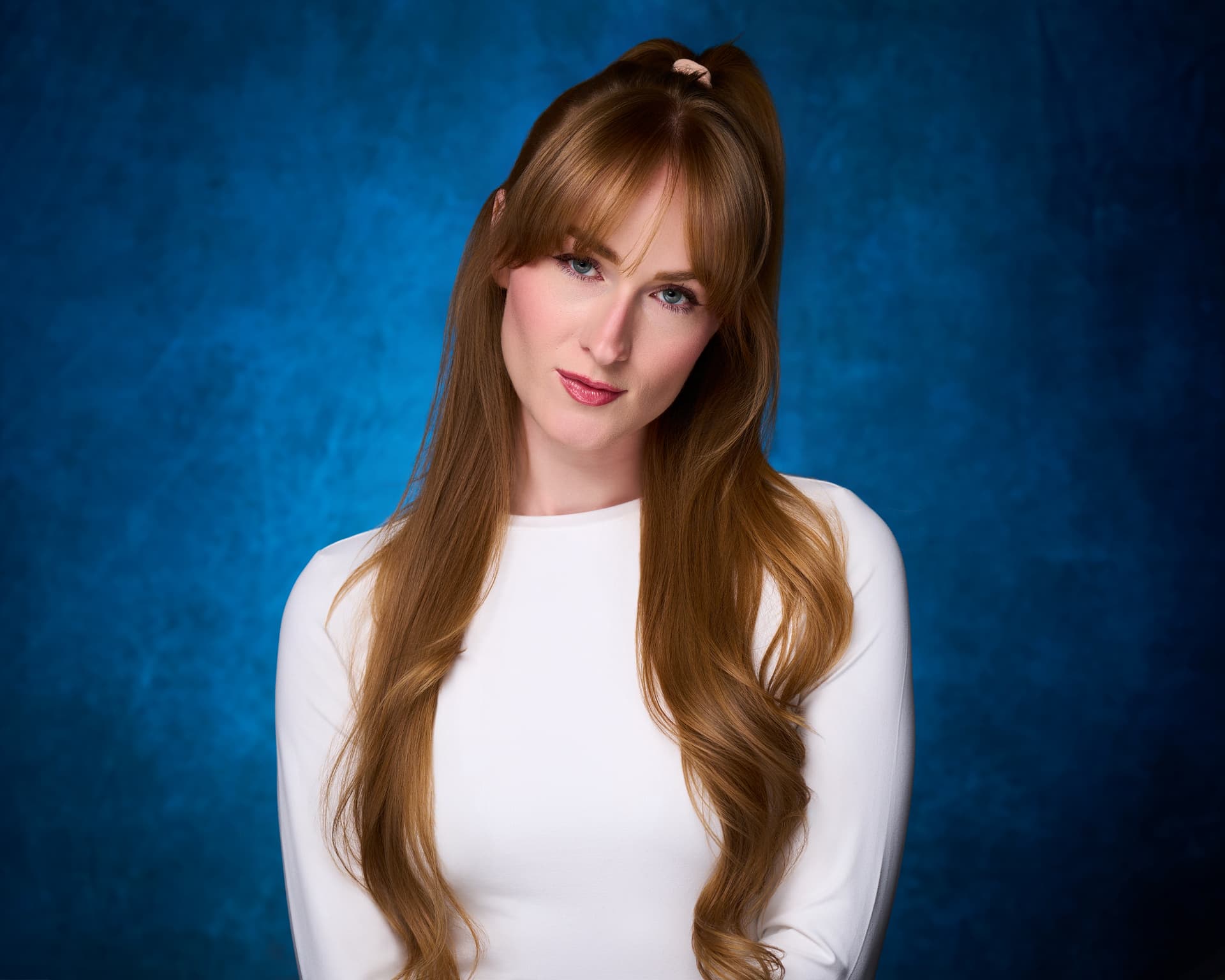 Ariana Sloan studio portrait with soft lighting - model portfolio