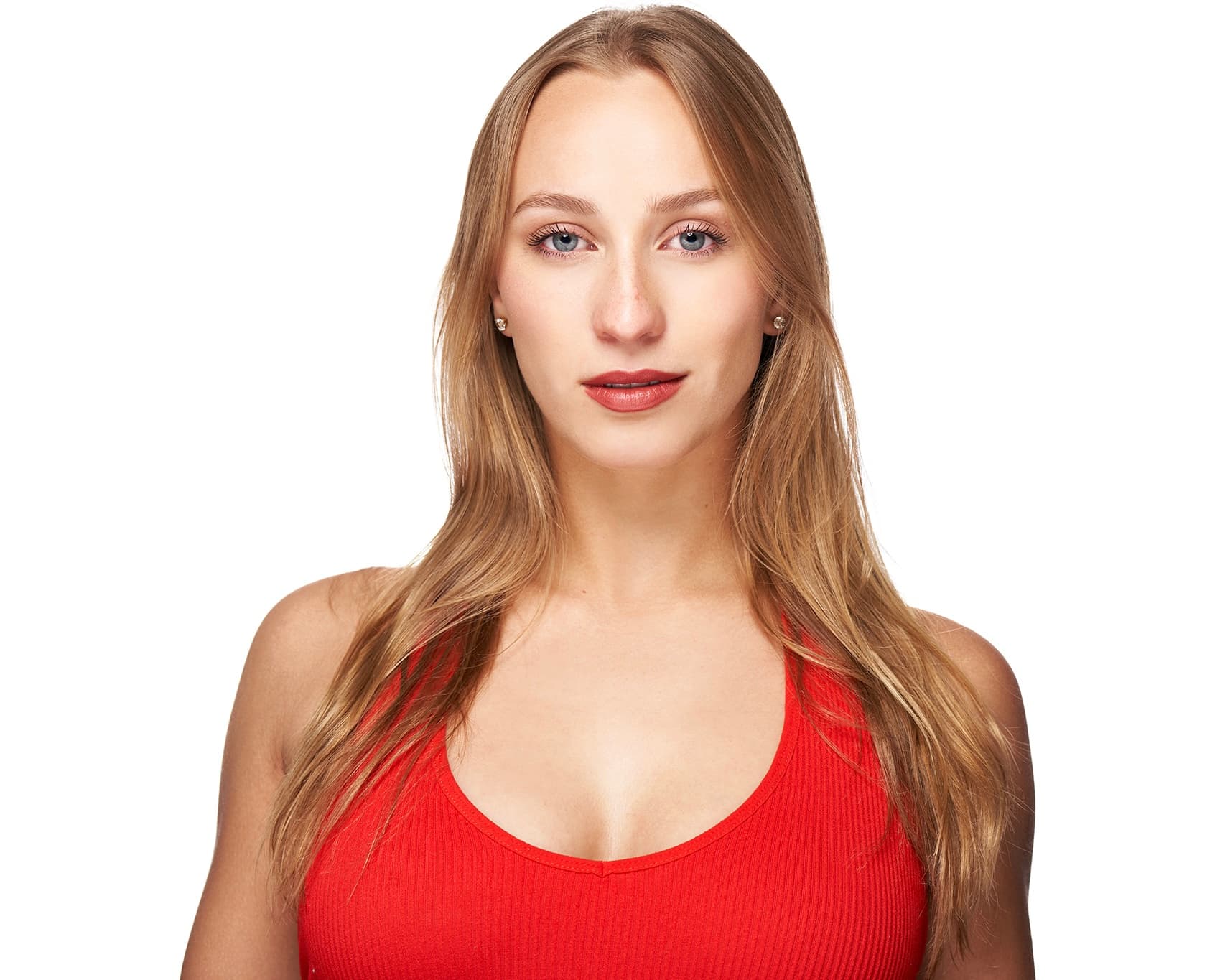 Fiona Whitson confident headshot - Los Angeles actress portfolio