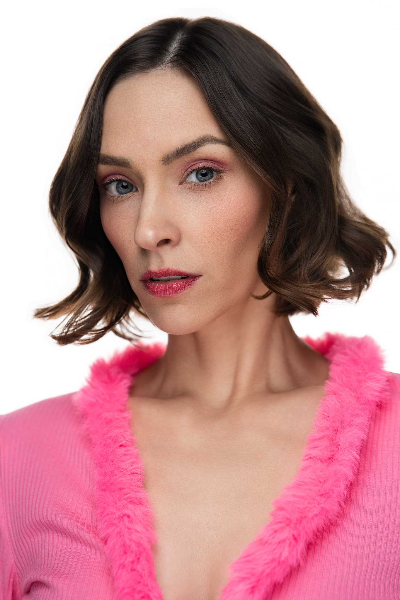 Kaitlin Doughty theatrical headshot with expressive gaze - LA actress