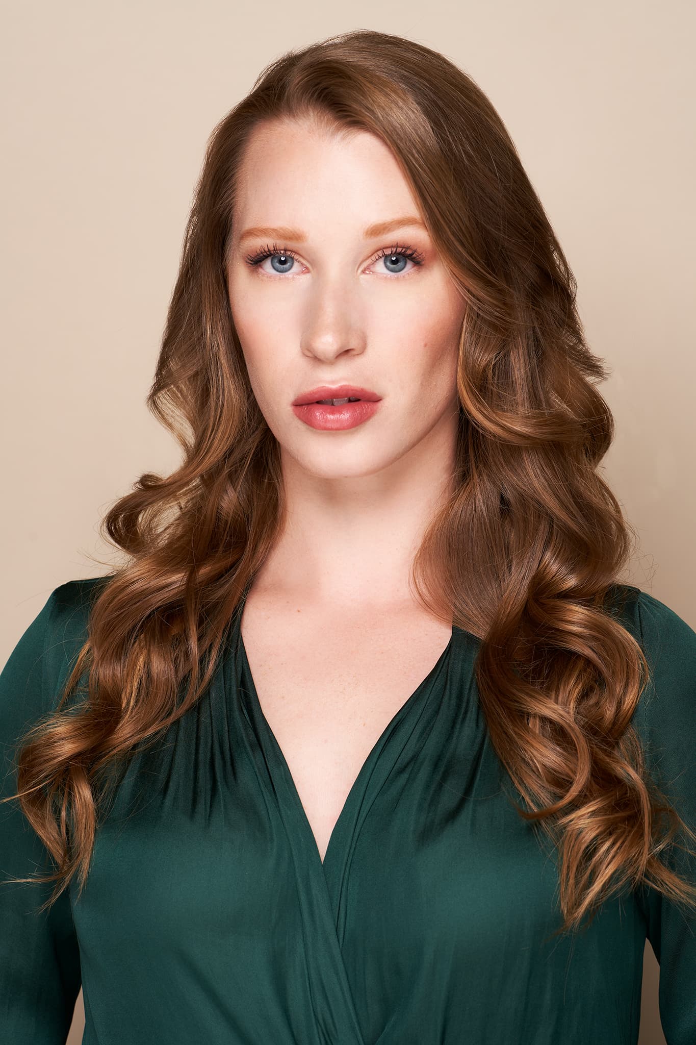 Rowena Whitson theatrical headshot with intense expression - LA actress