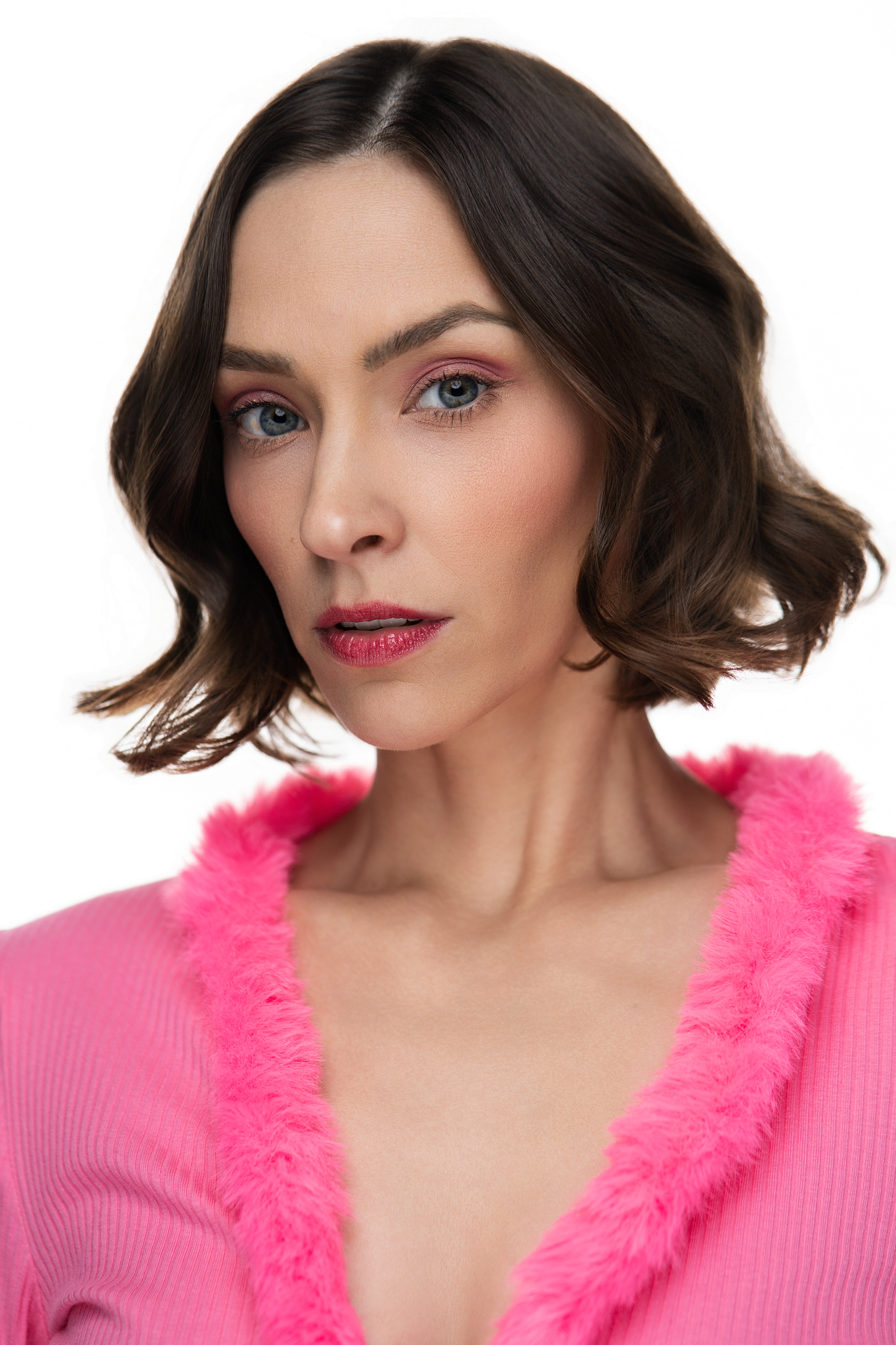 Kaitlin Doughty theatrical headshot with expressive gaze - LA actress