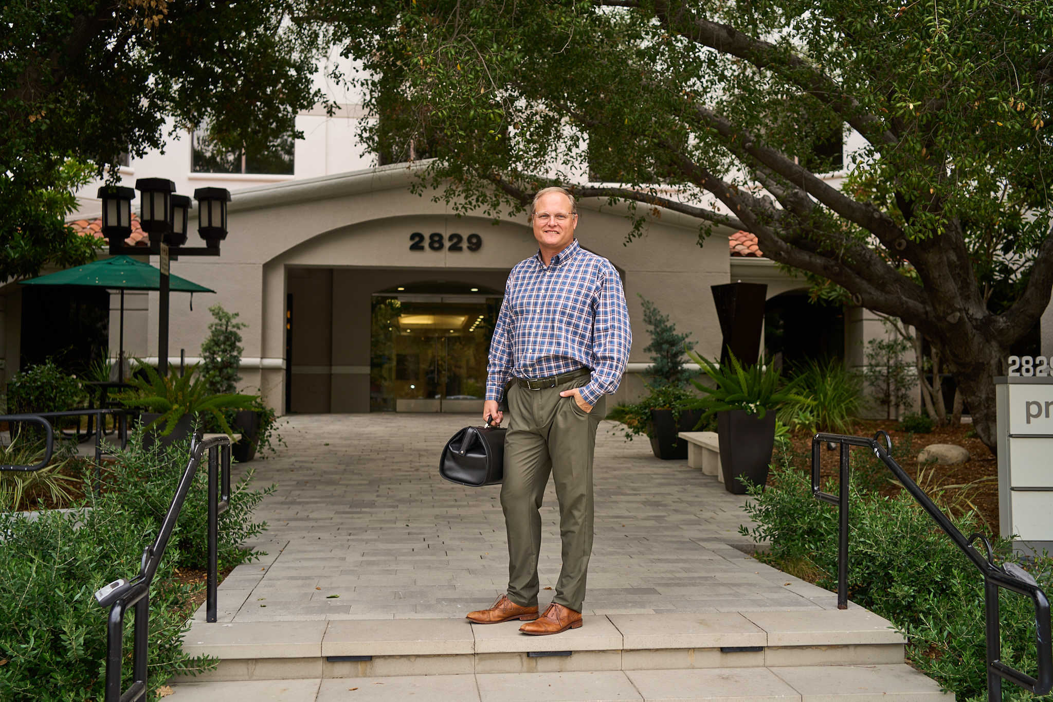 Dr. David Gunn physician branding - professional portrait