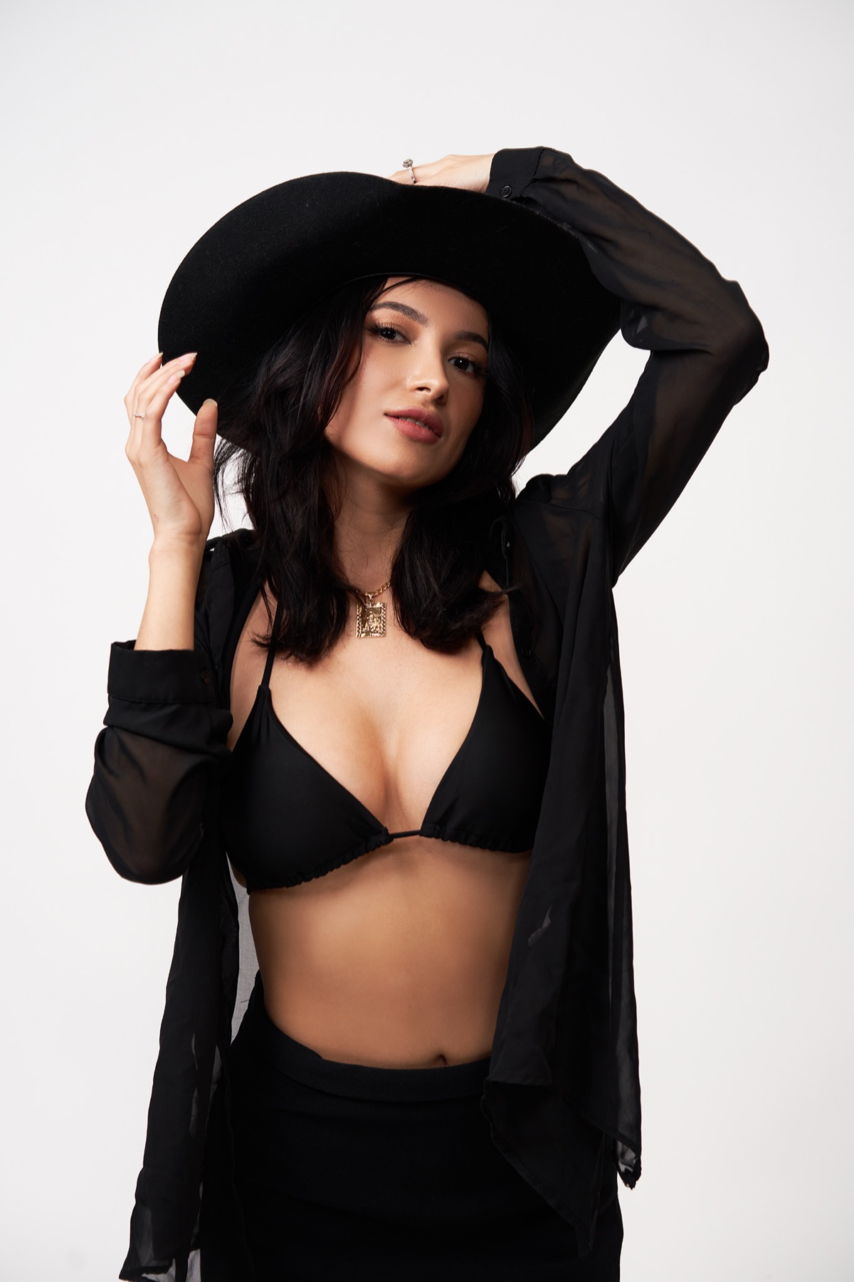 Model and actress studio portrait in Camarillo